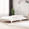 Cama Apilable De Madera Pino Maciza Blanco 90x190 Cm