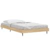 Estructura De Cama Madera Contrachapada Roble Sonoma 90x190 Cm Marrón