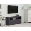 Mueble Para Tv Madera Contrachapada Gris 120x30x50 Cm