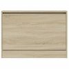 Vidaxl Zapatero De Madera De Ingeniería Roble Sonoma 80x21x57 Cm Marrón