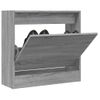 Vidaxl Zapatero De Madera De Ingeniería Gris Sonoma 60x21x57 Cm