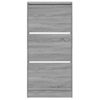 Vidaxl Zapatero De Madera De Ingeniería Gris Sonoma 60x21x125,5 Cm