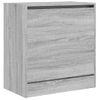 Vidaxl Zapatero De Madera De Ingeniería Gris Sonoma 60x34x63,5 Cm