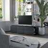 Mueble Para Tv Madera Contrachapada Gris 120x34x30 Cm