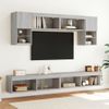 Vidaxl Muebles De Tv Con Luces Led 2 Uds Gris Sonoma 100x30x30 Cm