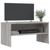 Mueble De Tv Madera De Ingeniería Gris Sonoma 80x40x40 Cm