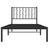 Vidaxl Estructura De Cama Con Cabecero Metal Negro 90x190 Cm