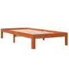 Estructura De Cama Madera Maciza De Pino Marrón Cera 75x190 Cm