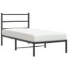 Vidaxl Estructura De Cama Con Cabecero Metal Negro 90x190 Cm