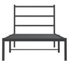 Vidaxl Estructura De Cama Con Cabecero Metal Negro 90x190 Cm