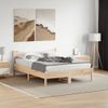 Vidaxl Estructura De Cama Madera Maciza De Pino 135x190 Cm Marrón