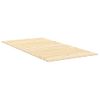 Vidaxl Láminas De Somier De Cama Madera Maciza De Pino 100x200 Cm Marrón