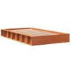 Estructura De Cama Madera Maciza De Pino Marrón Cera 75x190 Cm