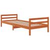 Estructura De Cama Madera Maciza De Pino Marrón Cera 80x200 Cm