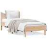 Vidaxl Estructura De Cama Madera Maciza De Pino 75x190 Cm Marrón