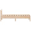 Vidaxl Estructura De Cama Madera Maciza De Pino 75x190 Cm Marrón