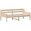 Sofá Cama Madera Maciza De Pino 90x190 Cm Marrón