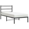 Vidaxl Estructura De Cama Con Cabecero Metal Negro 90x200 Cm