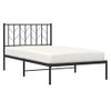 Vidaxl Estructura De Cama Con Cabecero Metal Negro 100x190 Cm