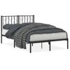 Vidaxl Estructura De Cama Con Cabecero Metal Negro 120x200 Cm