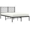 Vidaxl Estructura De Cama Con Cabecero Metal Negro 120x200 Cm