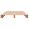 Cama De Palets Madera Maciza De Pino Marrón Cera 90x200 Cm