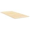 Vidaxl Láminas De Somier De Cama Madera Maciza De Pino 90x200 Cm Marrón