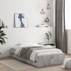 Vidaxl Cama Con Cajones Madera Ingeniería Gris Hormigón 90x200 Cm