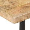 Mesa De Bistró Madera De Mango Rugosa 60x60x77 Cm Marrón