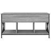 Mesa De Centro Madera Ingeniería Roble Sonoma 100x55x50 Cm Gris