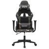 Silla Gaming Cuero Sintético Negro Y Camuflaje