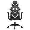 Silla Gaming Cuero Sintético Negro Y Blanco