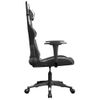 Silla Gaming Cuero Sintético Negro Y Blanco