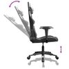 Silla Gaming Cuero Sintético Negro Y Blanco