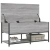 Vidaxl Banco De Almacenaje Madera Ingeniería Gris Sonoma 100x42,5x47cm