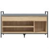 Vidaxl Banco Zapatero Madera Ingeniería Roble Sonoma 105,5x32x57,5 Cm Marrón