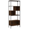 Vidaxl Librería 5 Estantes Madera Ingeniería Marrón 76x33x188,5 Cm