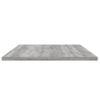 Estantes Pared 4 Uds Madera Ingeniería Gris Sonoma 100x40x1,5cm