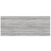 Estantes Pared 4 Uds Madera Ingeniería Gris Sonoma 100x40x1,5cm