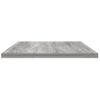 Estantes Pared 4 Uds Madera Ingeniería Gris Sonoma 60x20x1,5 Cm