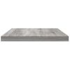 Estantes Pared 4 Uds Madera Ingeniería Gris Sonoma 40x20x1,5 Cm