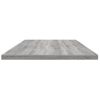 Estantes Pared 4 Uds Madera Ingeniería Gris Sonoma 100x30x1,5cm