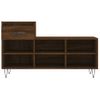 Vidaxl Mueble Zapatero Madera Contrachapada Roble Marrón 102x36x60 Cm