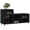 Vidaxl Mueble Zapatero Madera Contrachapada Negro 102x36x60 Cm