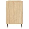 Vidaxl Mueble Zapatero Madera Contrachapada Roble Sonoma 102x36x60 Cm Marrón