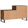 Vidaxl Mueble Zapatero Madera Contrachapada Roble Ahumado 102x36x60 Cm Marrón