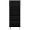 Vidaxl Mueble Zapatero Madera Contrachapada Negro 40x36x105 Cm