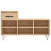 Vidaxl Mueble Zapatero Madera Contrachapada Roble Sonoma 102x36x60 Cm Marrón