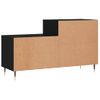 Vidaxl Mueble Zapatero Madera Contrachapada Negro 102x36x60 Cm