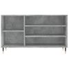 Vidaxl Mueble Zapatero Madera Contrachapada Gris Hormigón 102x36x60 Cm